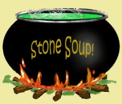 When An Entire Village Works Together To Make A Huge Pot Of Soup    