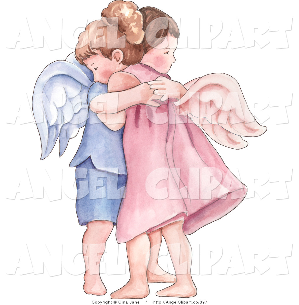 Angel Hugging Tattoo Pictures To Pin On Pinterest