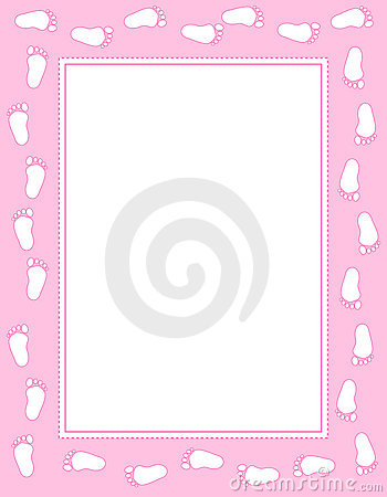 Baby Footprint Border Clipart Images   Pictures   Becuo