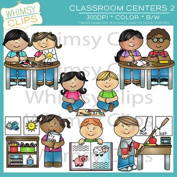 Classroom Centers Clip Art   Two