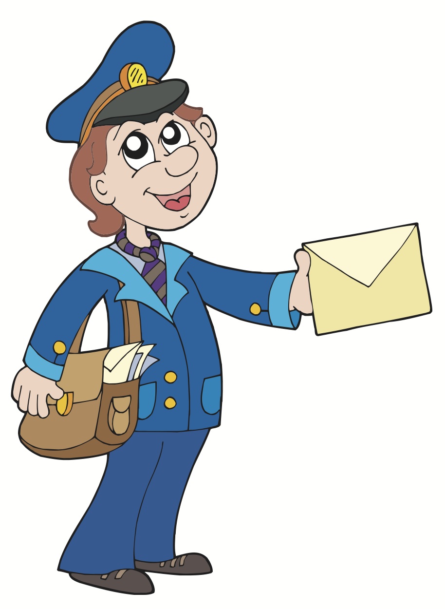Clip Art Mailman With Mail Hat Clipart   Cliparthut   Free Clipart