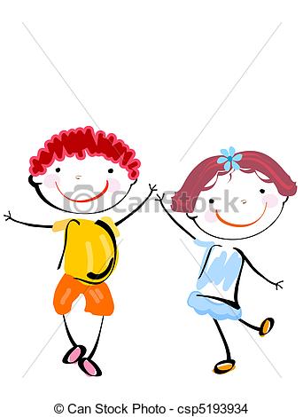 Eps Vector Of Best Friends  Happy Boys Playing Csp5193934   Search