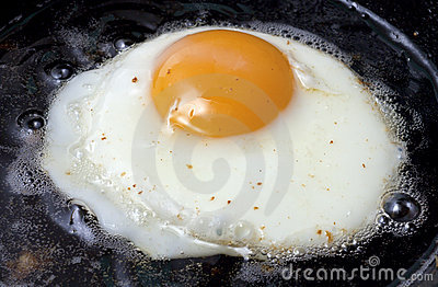 Frying Egg Royalty Free Stock Photo   Image  11959375