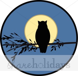 Halloween Owl Clipart   Halloween Clipart   Backgrounds