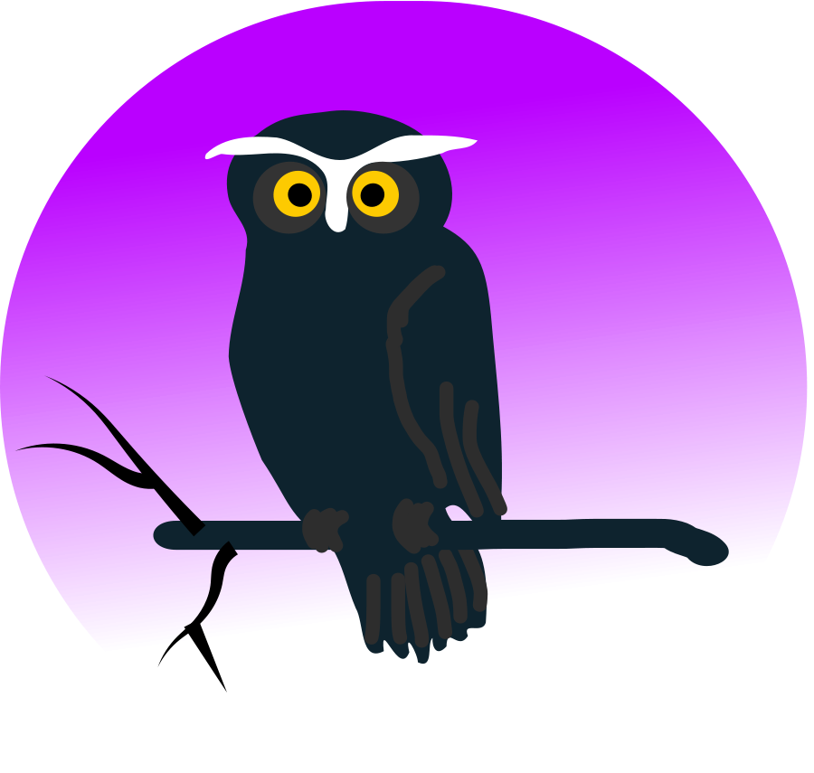 Halloween Owl Clipart Large Size