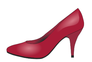 High Heels Red Shoe Clip Art At Clker Com   Vector Clip Art Online