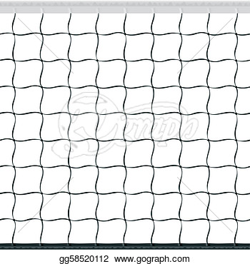 Illustration Of A Volleyball Net   Clipart Illustrations Gg58520112