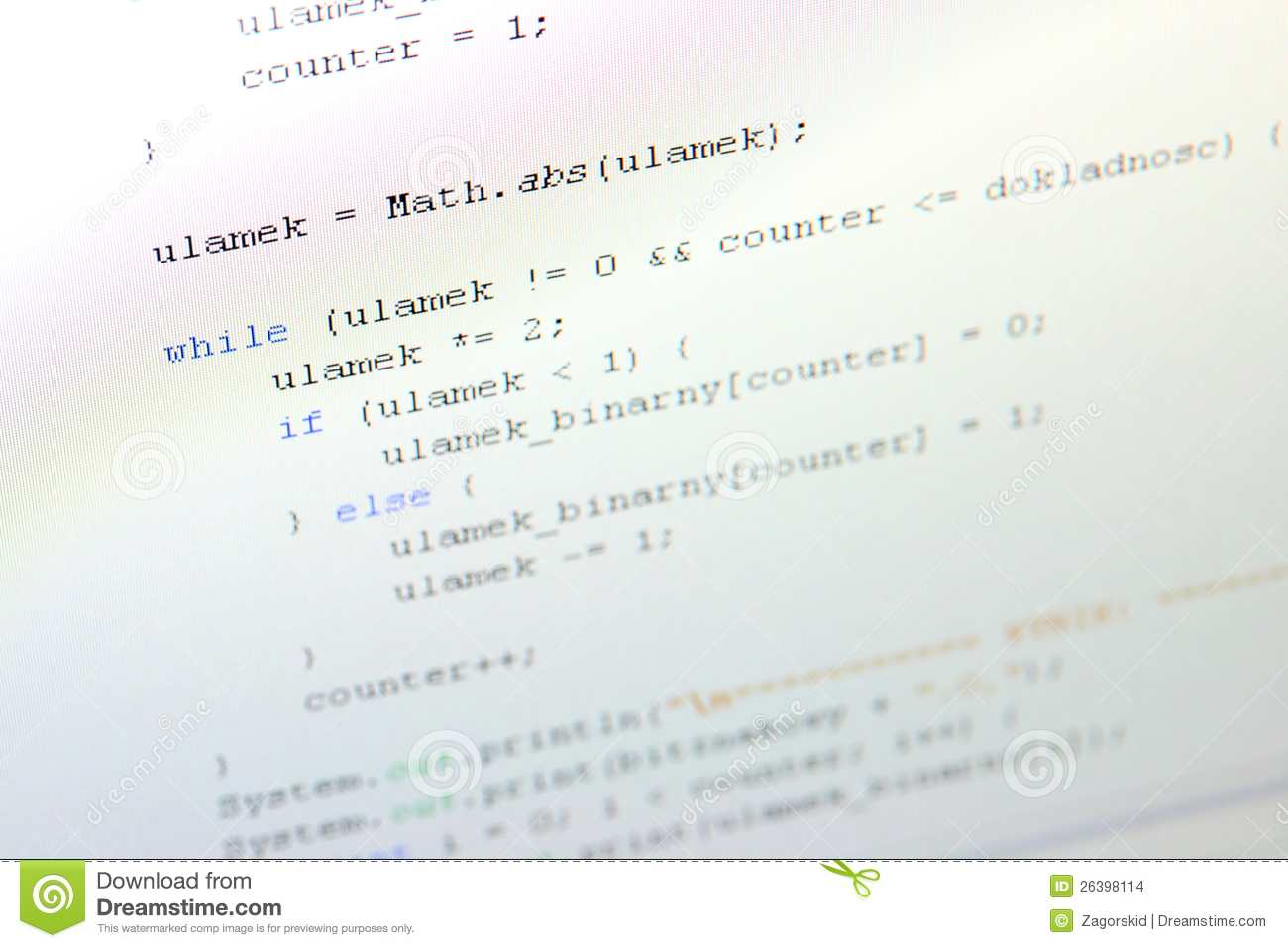 Java Code Stock Images   Image  26398114