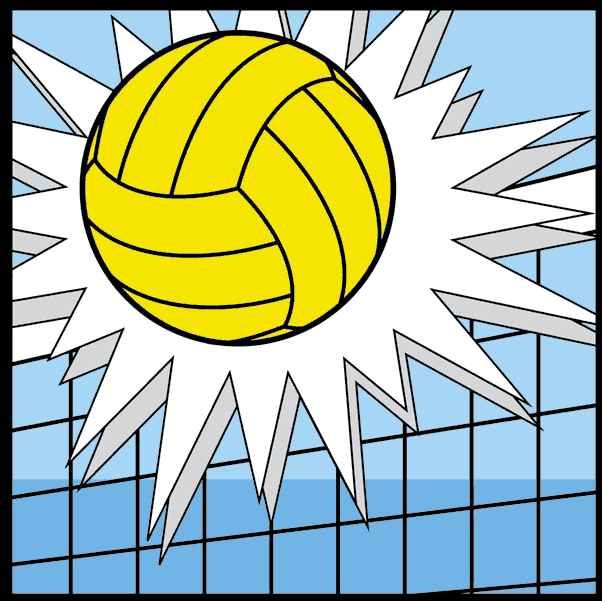 Of Art Design Volleyball Decoration Showing A Dynamic Volleyball Net