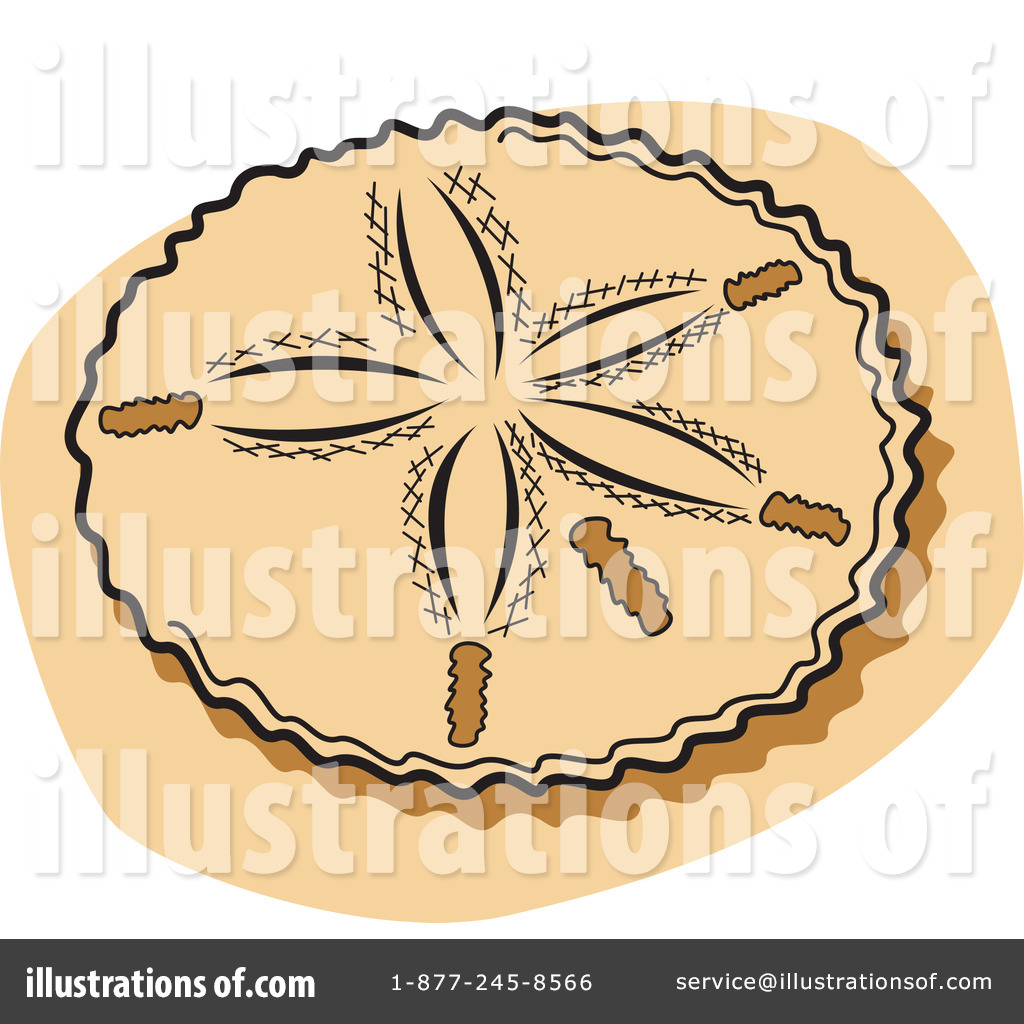 Royalty Free  Rf  Sand Dollar Clipart Illustration  1051355 By Andy