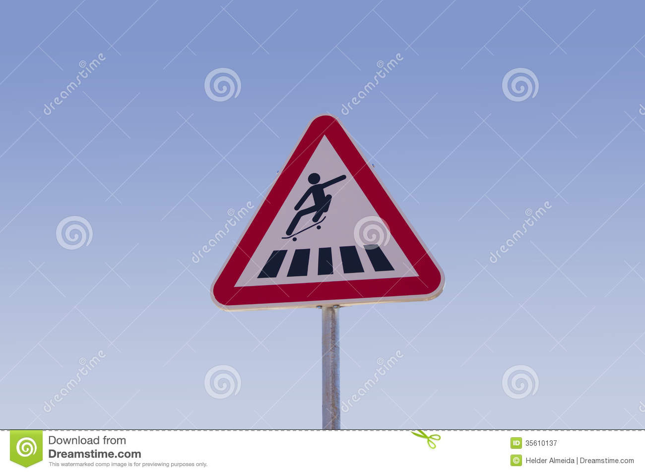 Skateboard Funny Road Danger Signs
