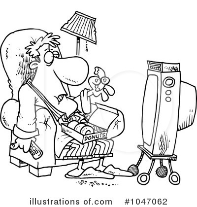 Boy Watching Television Colouring Pages  Page 3 