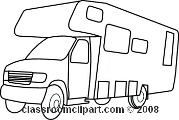 Camper Clipart Black And White   Clipart Panda   Free Clipart Images
