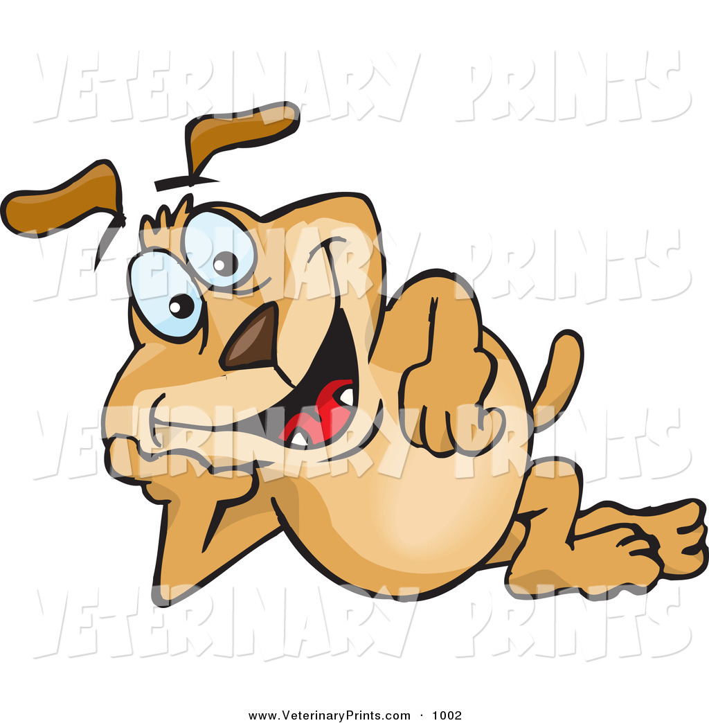 Dog Laughing Clipart Dog Laughing And Reclining