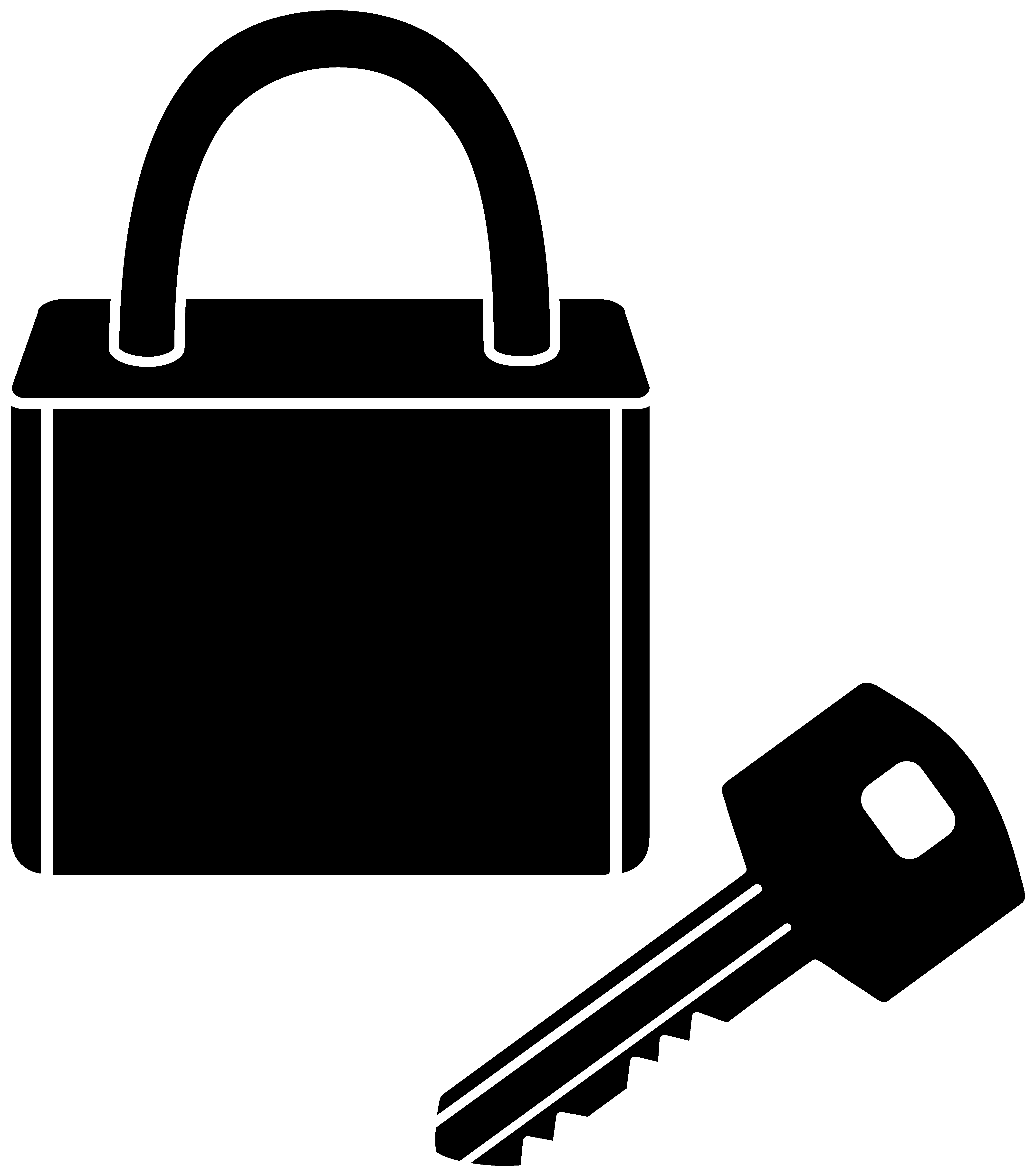 House Key Clipart Black And White Lock 20clipart