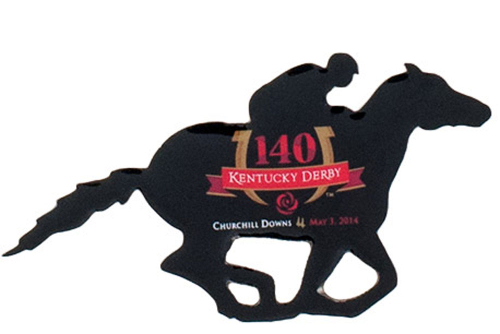 Kentucky Derby 140 Running Horse Lapel Pin