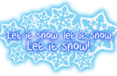 Let It Snow Texto Png By Naitsabescasas On Deviantart