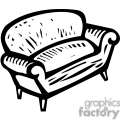 Lock Clipart Black And White Black White Couch