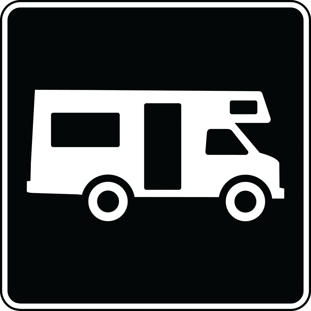 Motor Home Black And White   Clipart Etc