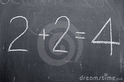 Number Sentence Royalty Free Stock Photography   Image  7877977
