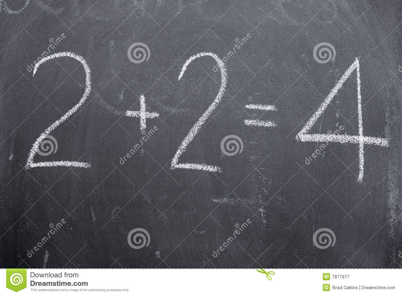 Number Sentence Royalty Free Stock Photography   Image  7877977