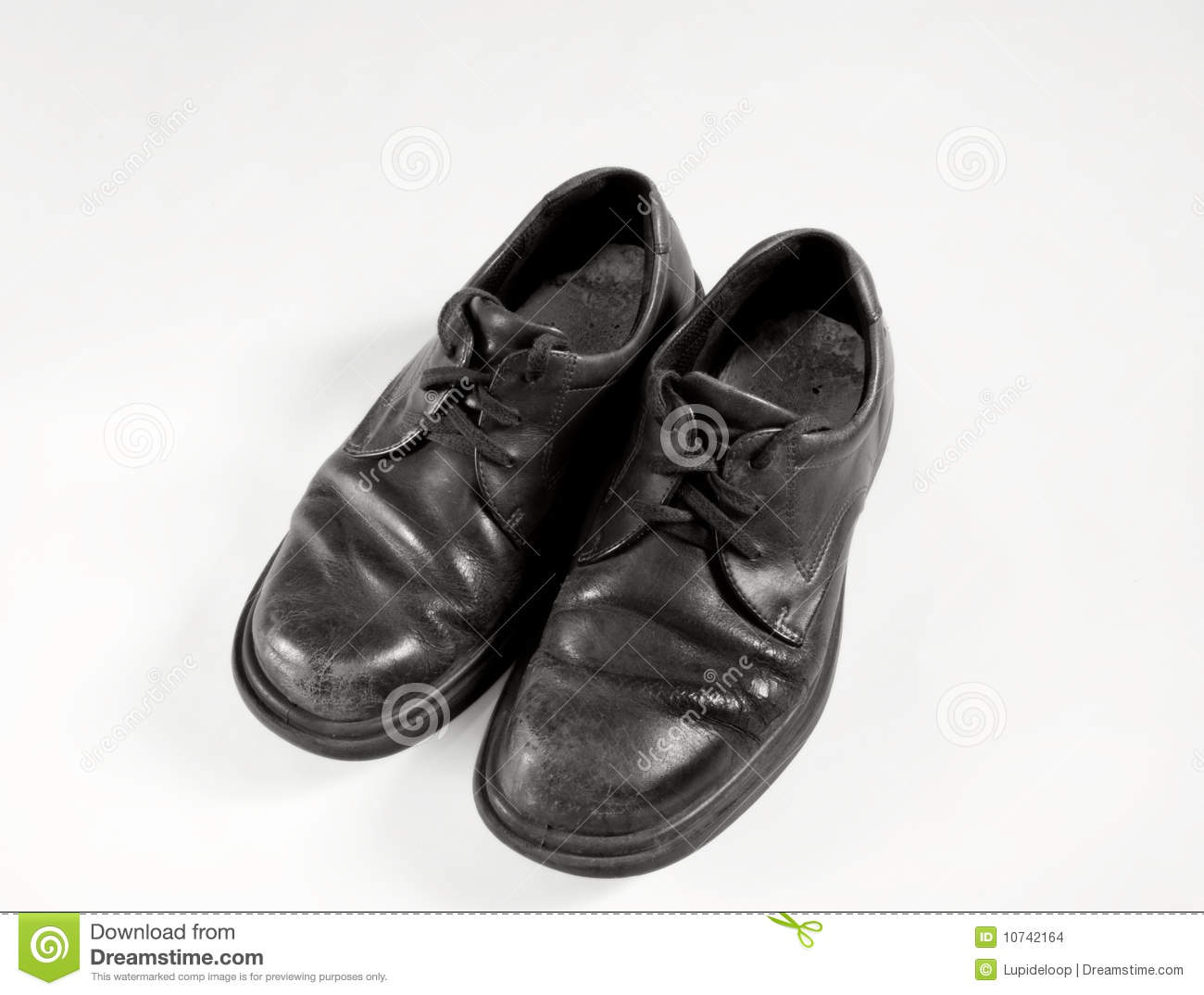 Old School Shoes In Black And White Stock Images   Image  10742164