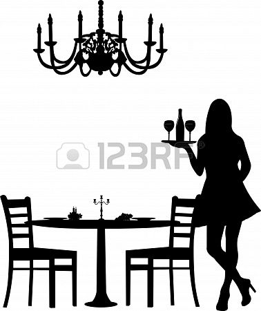 Romantic Dinner For Two With Table And Two Chairs Candle Decoration    