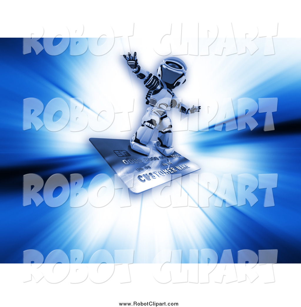 Royalty Free Credit Report Stock Robot Clipart Illustrations