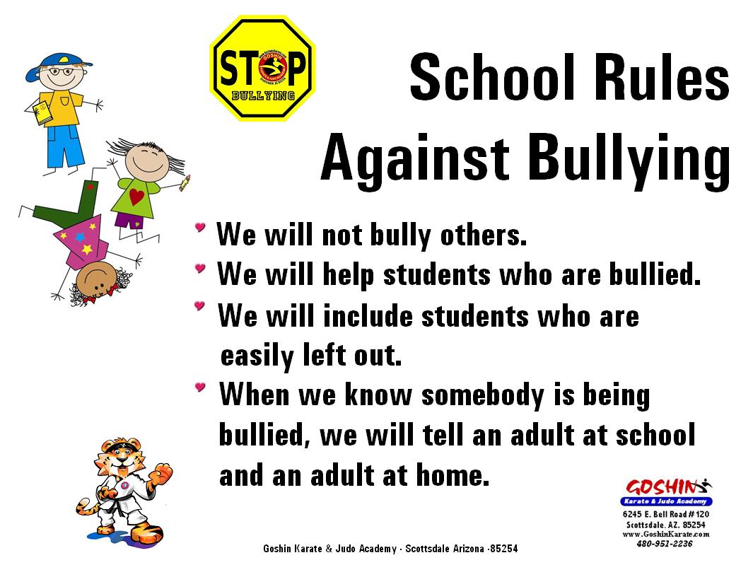 School Rules School Rules Against Bullying