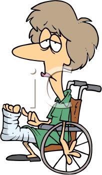 Sick Patient Clip Art   Patient Clip Art Image  Woman In Wheelchair