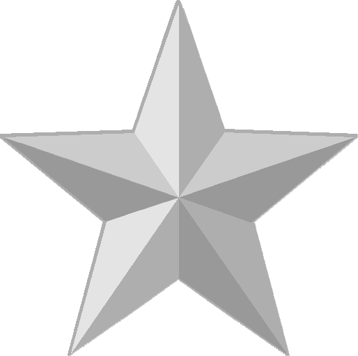 Silver Star Clip Art