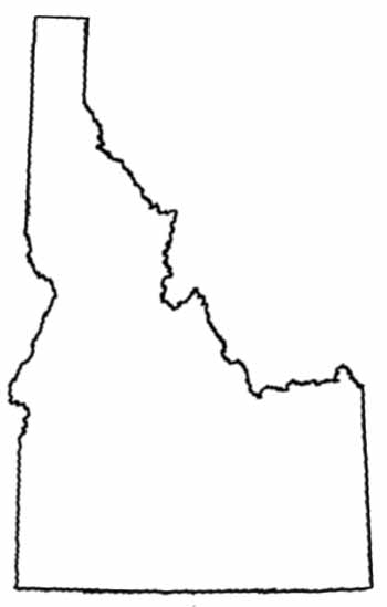 State Map Of Idaho   Group Picture Image By Tag   Keywordpictures Com