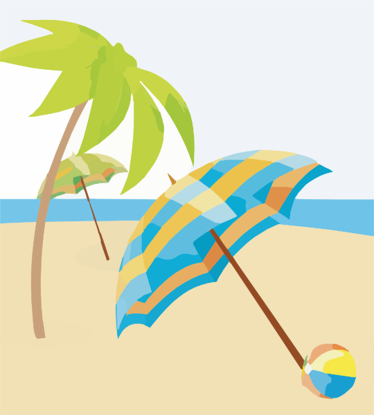 Summer Beach Wallpapers X Copy Clip Art At Clker Com   Vector Clip Art    