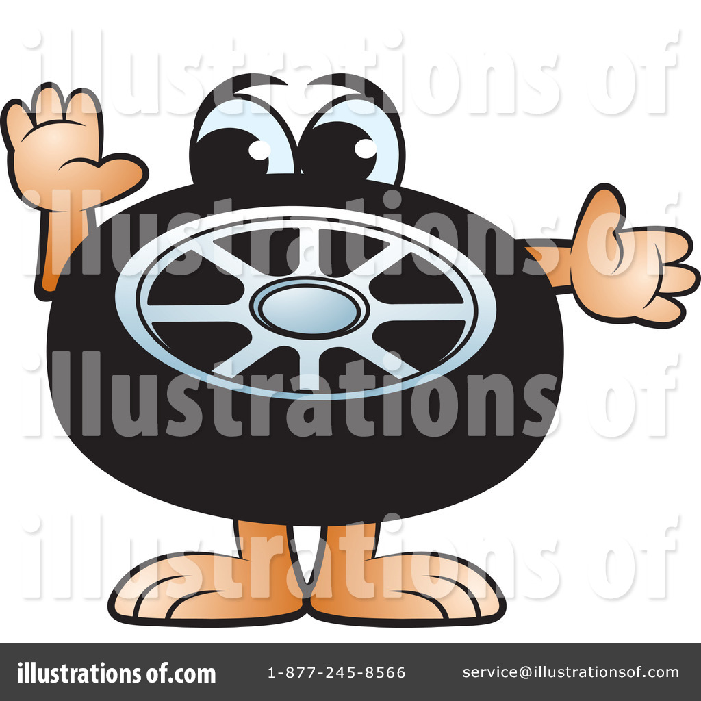 Tire Clipart  1078920 By Lal Perera   Royalty Free  Rf  Stock    
