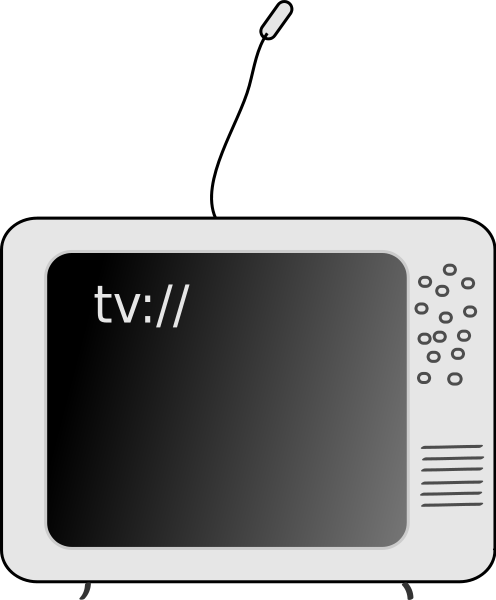 Tv Clipart Medium Size