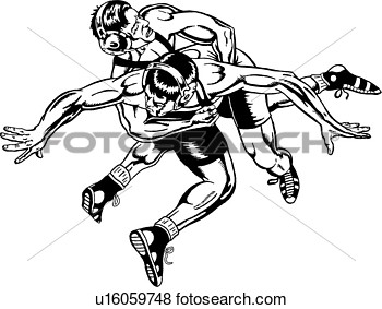 Wrestling Sport Sports Illustration  Fotosearch   Search Clipart