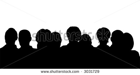 Audience Silhouette Stock Photos Images   Pictures   Shutterstock
