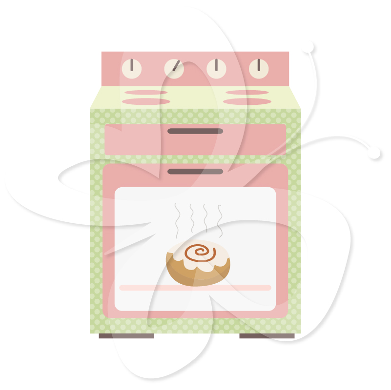 Bun In The Oven   Creative Clipart Collection
