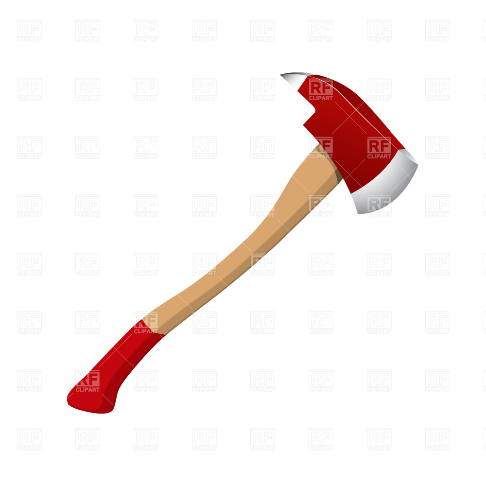 Firefighter Axe Download Royalty Free Vector Clipart  Eps