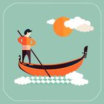 Gondolier Clipart And Stock Illustrations  110 Gondolier Vector Eps