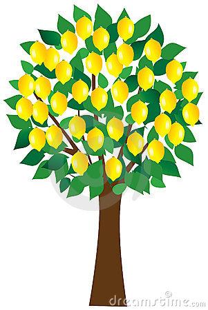 Lemon Tree Clipart Lemon Tree Logo Cartoon Lemon Tree