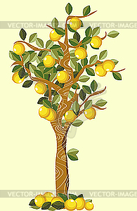 Lemon Tree   Vector Clip Art