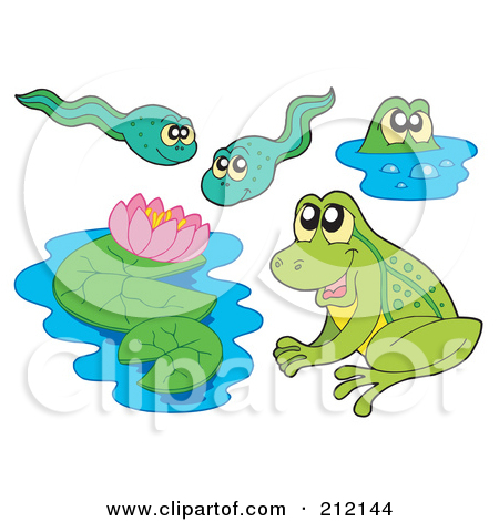 Royalty Free  Rf  Clipart Illustration Of A Digital Collage Of Frogs