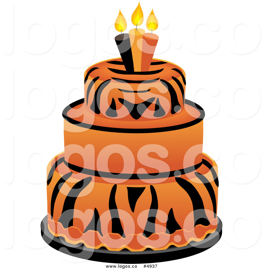 Royalty Free Stock Logo Clipart Of Birthday Cakes