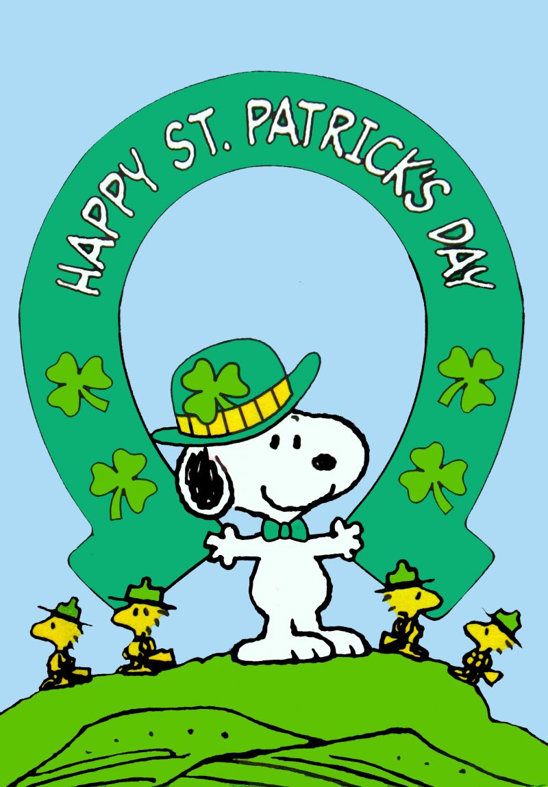 Snoopy St Patricks Day Home   St  Patrick S Day