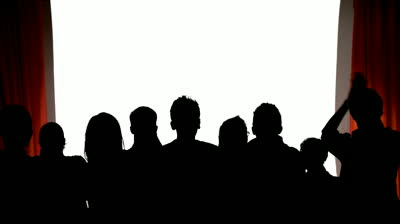 Theatre Audience Clipart Theater Audience Silhouette