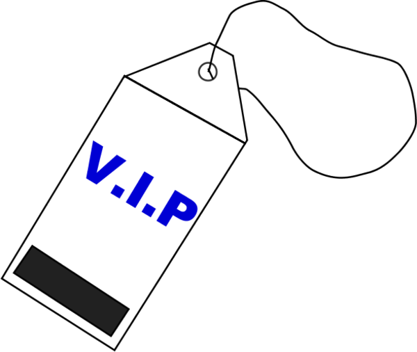 Very Important People Vip Ticket   Vector Clip Art