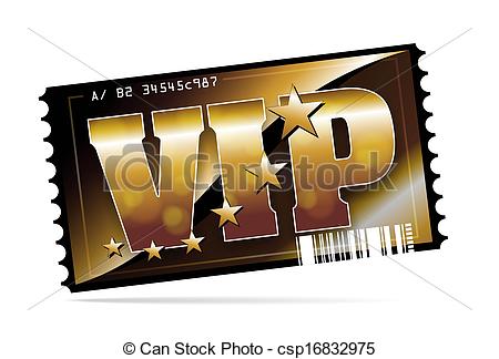 Vip Ticket Csp16832975   Search Eps Clipart Drawings Illustration