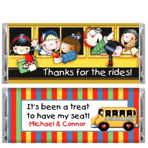 Wrapper School Bus Driver Gift School Bus Appreciation School Favor