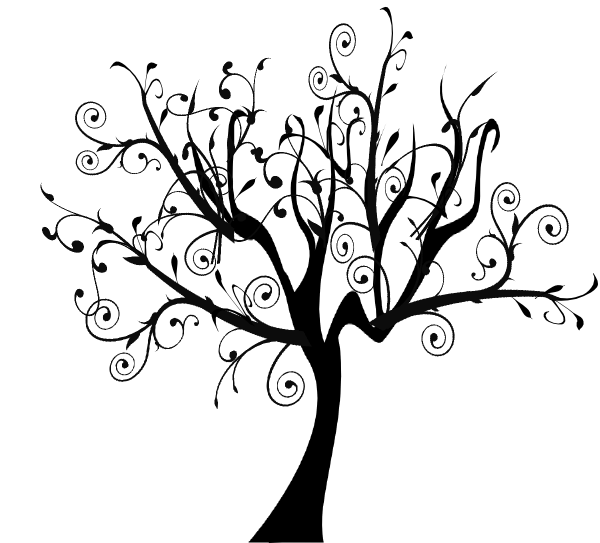 Branch Vine Swirl Tree Clip Art At Clker Com   Vector Clip Art Online